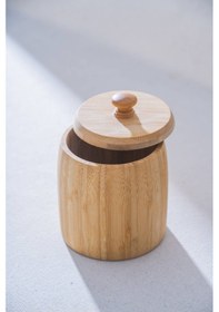 Resim Acar Bambu Kapaklı Kavanoz - 13 Cm Bambu 