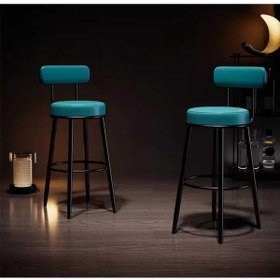 Resim J&S QUALİTY Montaj Gerektirmez Hazır Bar Sandalyesi Ikea Tasarımı 75 Cm Mutfak Adası Bar Taburesi Özel 