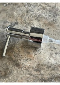 Resim Gümüş Rengi Mermer Sıvı Sabunluk Pompası Gold 