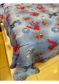 Resim Örümcek Adam Lisanslı Tek Kişilik Pike 160x220 Cm %100 Pamuk, Hafif & Nefes Alabilir Renkli 