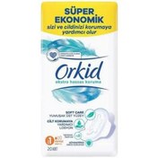 Resim Orkid Süper Ekonomik Hijyenik Ped Hassas Ciltler İçin Normal 20'li 