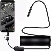 Resim Vtn-02 Endoskop Yılan Video Kamera LED Li 2 Metre 7 mm Sert Kablo Su Geçirmez 