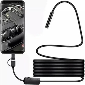 Resim Vtn-02 Endoskop Yılan Video Kamera LED Li 2 Metre 7 mm Sert Kablo Su Geçirmez 