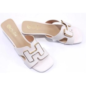 Resim Bags Shoes Guja 25Y379 36/40 Ithal Premium Topuklu Abiye Rugan Deri Terlik 