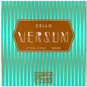 Resim Thomastik VE400 Versum Medium Takım Çello Teli | Derin Rezonans Karakteri, Masif Ladin Ön Kapak, Güçlü Ses Projeksiyonu 