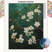 Resim 1 Adet, Yetişkinler İçin 5D Elmas Boyama Seti, Çiçek Desenli Tam Taşlı Rhinestone Sanat Kiti, Yuvarlak Elmas DIY Proje Başlangıç ve Hobi Tutkunları İçin, Mozaik Dekoratif Duvar Sanatı, Çerçevesiz Ev Dekoru Hediyesi Yatak Odası veya Oturma Odası İçin Uygun, 29.97cm x 40.13cm 