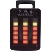 Resim Polygold GTS1869 Mikrofonlu Radyolu Rgb Ledli Bluetooth Hoparlör 