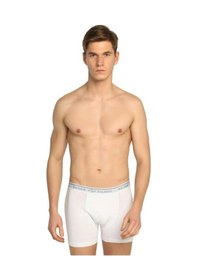 Resim 6 Adet Beyaz Renk Elastan Boxer Yeni Sezon Beyaz 