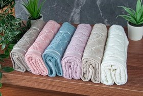 Resim Jakarlı%100 Pamuklu 6'lı Lüks Kutulu Çeyizlik Mutfak Havlusu 30X50-00743 