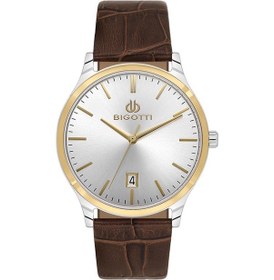 Resim Bigotti Erkek Kol Saati Esbg.b.10672-4 Deri Kordon 39 Mm Kasa Çapı Kahverengi 