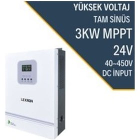 Resim Lexron 3000 Watt 3 Kw Akıllı Mppt İnverter - İnvertör 