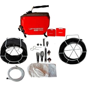 Resim Rothenberger R600 Eco Kanal Tıkanık Açma Makinesi Seti 