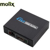 Resim Molix 2 Port Hdmı Çoğaltıcı Splitter Hdmı 1.4V Çoklayıcı Dağıtıcı 