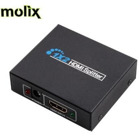 Resim Molix 2 Port Hdmı Çoğaltıcı Splitter Hdmı 1.4V Çoklayıcı Dağıtıcı 