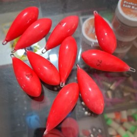 Resim Surf Olta Kurşunu Kırmızı Uv Renkli 125gr 1 Adet - Standart 