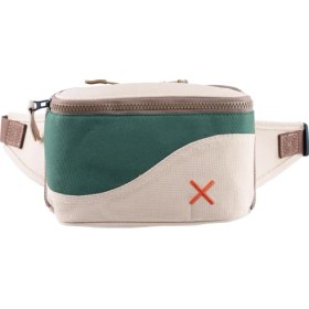 Resim Krem Yeşil Kanvas Unisex Göğüs ve Bel Çantası 