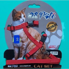 Resim Kedi Göğüs Tasma-Gezdirme 