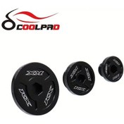 Resim Tongdashop Kawasakı Kx250f Kx450f 2012-2021 Motorcycle Cnc Motor Zamanlama Kapakları Siyah Yağ Filtre Tapası 