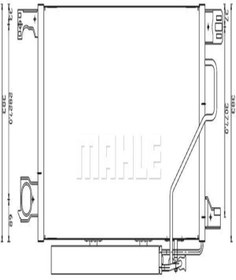 Resim BEHR Mahle Ac662000s (8FC351317-504) Klima Radyatoru W203 02-07 Cl203 02-08 S203 03-07 C209 (WA927244) 