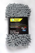 Resim Ponitex (24 Adet) Spark 7040 Mikrofiber Şönil Oto Temizlik & Yıkama Ve Kurulama Süngeri 8x23 Cm.gri 