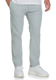 Resim Hatemoğlu Gri Regular Fit Yandan Cepli Kanvas Pantolon 34598 Gri 