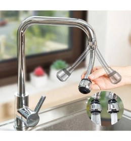 Resim Sinerjim Hortumlu Esnek Su Tasarruflu 2 Modlu Musluk Başlığı 