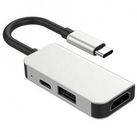 Resim Polhammobile Polham 3in1 Type C 1x Usb, 1x 4k Hdmi Ve 1x Pd Type C Çoğaltıcı Çevirici Adaptör Hub 