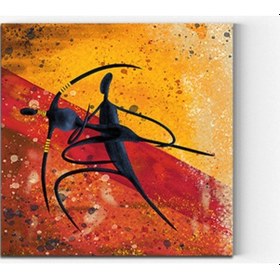 Resim Afrikalı Adamlar Ahşap Tablo 8mm 