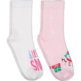 Resim Civil Girls Let Snow Havlu 2'li 2-12 Yaş Kız Soket Çorap - Standart 