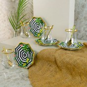 Resim Aryıldız Lemon 8 Parça 4 Kişilik Çay Seti 165 ml 