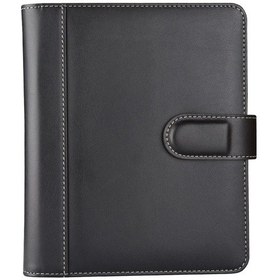 Resim Organizer Ajanda Tarihsiz Çizgili 4 Halkalı 19.5x23 CM - Siyah 