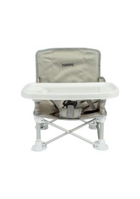 Resim FUNKY CHAIRS Deluxe Portatif Katlanabilir Mama Sandalyesi Açık Gri 