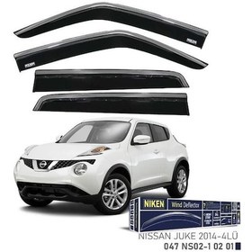 Resim Niken Renault Megane 2 2011-2015 Kromlu Cam Rüzgarlığı 4 Lü 