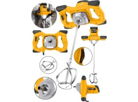 Resim Sturdy High Craftsmanship Series 1300 Watt 6 Kademe Devir Ayarlı Elektirikli Alçı Boya ve Harç Karıştırıcı Mikser 