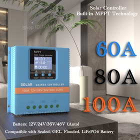 Resim 100A MPPT Güneş Şarj Kontrol Cihazı LCD Ekranlı & 7 Modlu - 12V/24V/36V/48V Otomatik Algılama, Çift USB Portu, Kurşun-Sirke/LiFePO4 Bataryalar için Geliştirilmiş Isı Dağıtımı - Ev/RV/Karasız Sistemler, Karavan Güç Kaynağı, Sağlam Dış Mekan Ürünü, Dayanıklı Elektronik Parça, Kompakt Tasarım, Yüksek Verimli Devre, Yenilenebilir Enerji Kullanıcıları İçin 