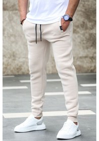 Resim Madmext Bej Basic Eşofman 4210 Bej 