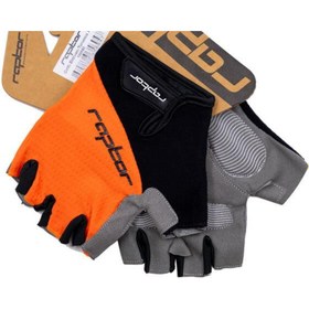 Resim Genel Markalar Cırtlı Eldiven Kısa Parmak Bisiklet Eldiveni MTB Yarım Parmak Eldiven XL Beden Turuncu 