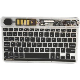 Resim TezMax Tab K11 TB330FUP (ZADL0072TR) 11" Uyumlu Kablosuz Bluetooth Şarjlı Transparan Rgp 7 Renk Işıklı Klav 