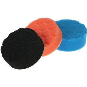 Resim Dianziye 3'lü 80mm Araba Parlaklık Spreyi, Cila Ve Pürüz Kaldırma Sponge Pad Seti 