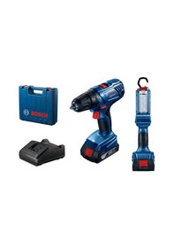 Resim Bosch GSR 180-LI + GLI 18V-300 2x1.5Ah Çift Akülü Delme/Vidalama Makinesi - 06019F8103 