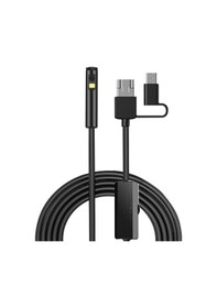 Resim Padalink Endoskop Kamera - 3 Arayüzlü, 8mm Lens, 9 Ayarlanabilir Led, Ip68 Su Geçirmez, Otomotiv Ve Boru Kontrolü İçin Çok Renkli 