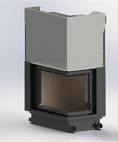 Resim A.caminetti Quattro 90 L/R Eco Sağ Açık Ithal Şömine Haznesi 5 Yıl Garantili 