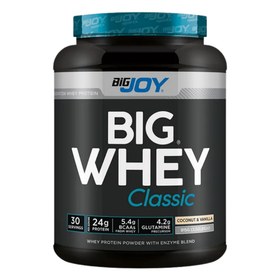 Resim BİGJOY Bigwhey Whey Protein Classic Hindistan Cevizi Vanilya 915g 30 Servis 