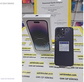 Resim Apple iPhone 14 Pro Max İkinci El TR | 128 GB | Mor 
