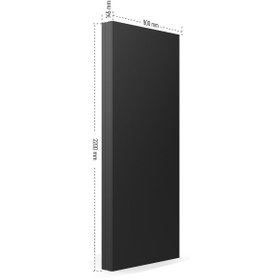 Resim KORRAIN VIELA SUN GÜNEŞ KIRICILI MODEL- ALÜMİNYUM KAPI ÜSTÜ SUNDURMA-160 CM-SOL 