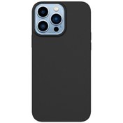 Resim iPhone 13 Pro Max Kılıf Oley Soft Tpu İçi Süet Silikon Siyah Smcase