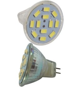 Resim Szypzstore 2x 6w Gu4 Led Spot Işığı Mr11 12 Smd 5730 570 Dc 12v, Beyaz & Sıcak Beyaz Bnq1qj Altın 