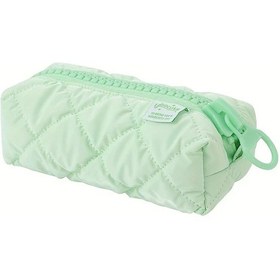 Resim Sunshine011 Büyük Kapasiteli Yeşil Şeker Rengi Kalem Kutusu Fermuarlı Çok Amaçlı Kırtasiye Kozmetik Çantası 