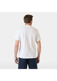 Resim Helly Hansen Hudson Erkek Lacivert T-shirt Hha.54530.001 Beyaz 