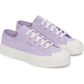 Resim Superga 2630 Stripe Kadın Sneaker-lila Lila 